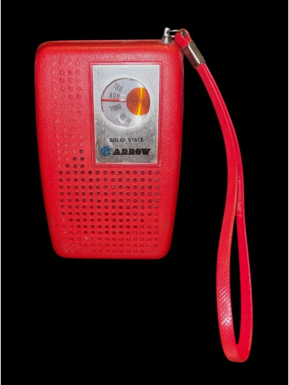 Vtg Arrow Transistor Radio Solid State AM Receiver Pocket Audio Retro